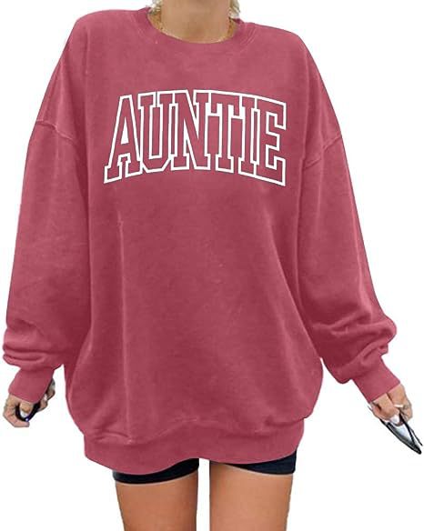 Auntie Oversized Round-neck Sweater