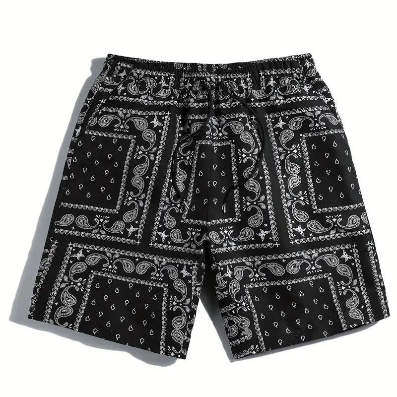 Men's Loose Straight Beach Shorts