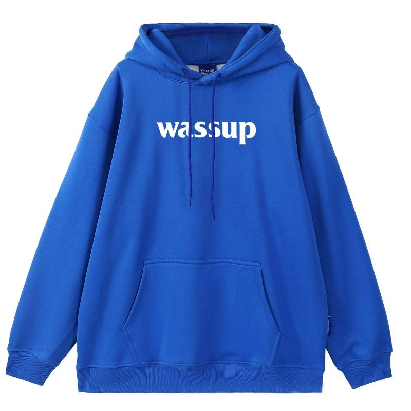 Men's And Women's "Wassup" Cotton Loose Casual Top