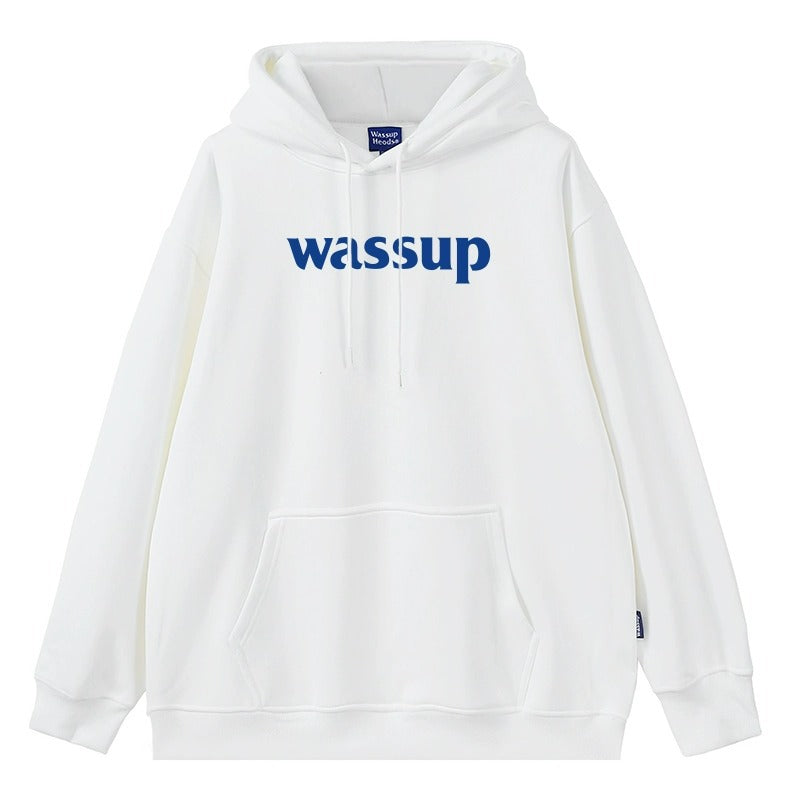 Men's And Women's "Wassup" Cotton Loose Casual Top