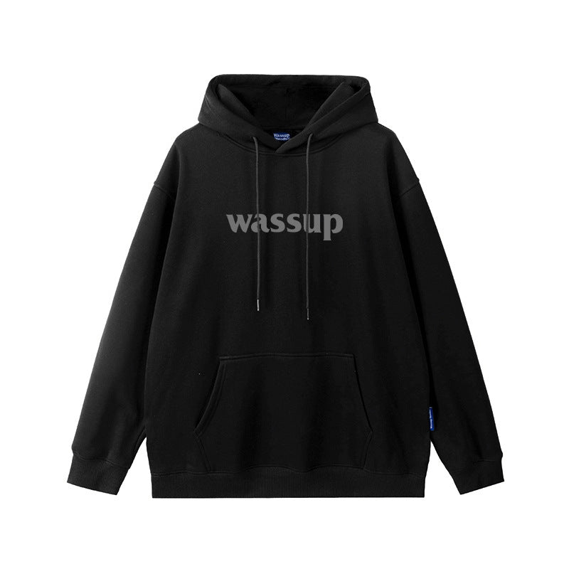 Men's And Women's "Wassup" Cotton Loose Casual Top
