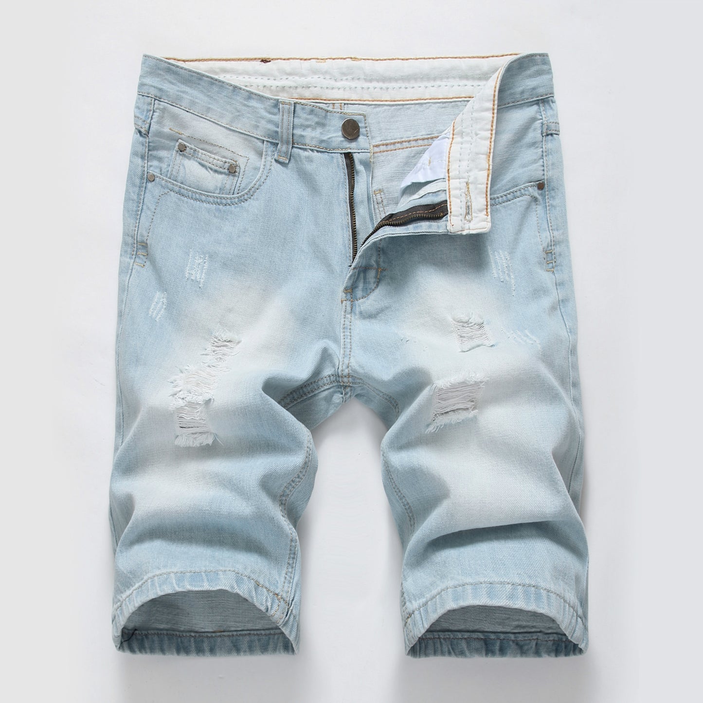 Simple cut Men's Casual Denim Shorts