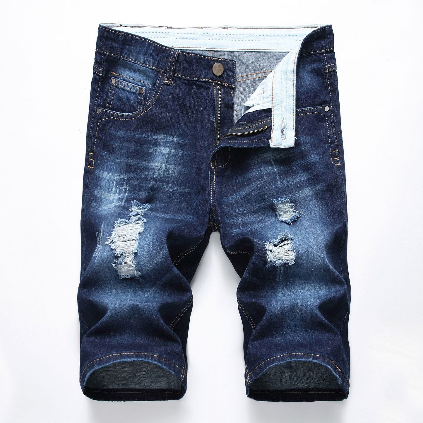 Simple cut Men's Casual Denim Shorts