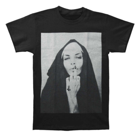 Dark NUN Slim Short-sleeved T-shirt