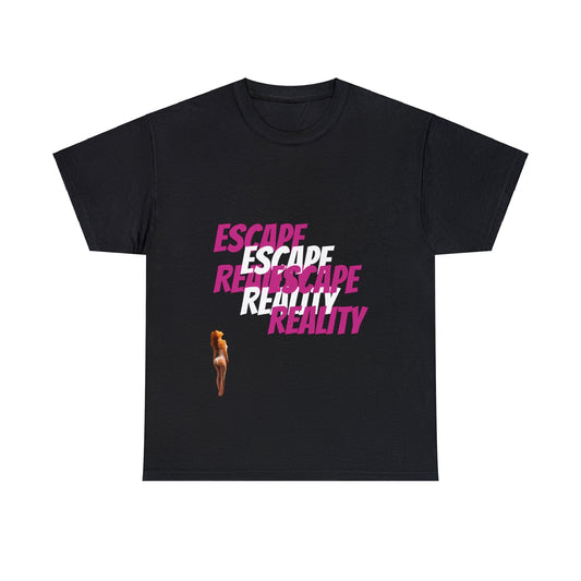 'Escape Reality" Casual Round Neck TShirt