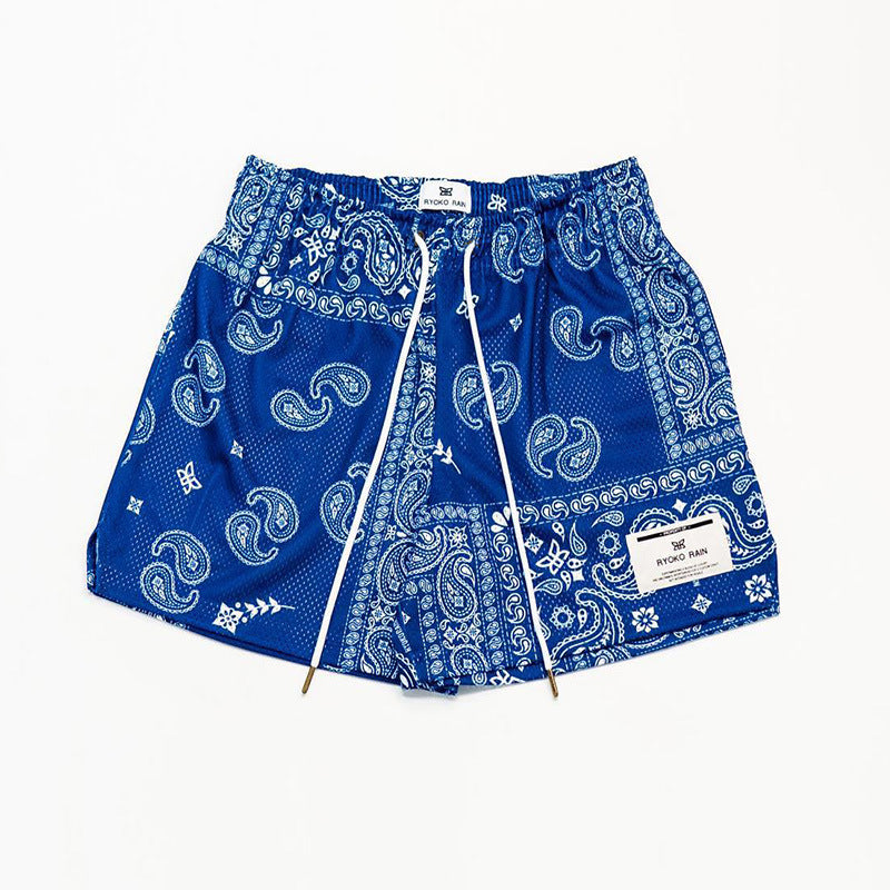 Paisley Shorts Mesh Basketball Shorts