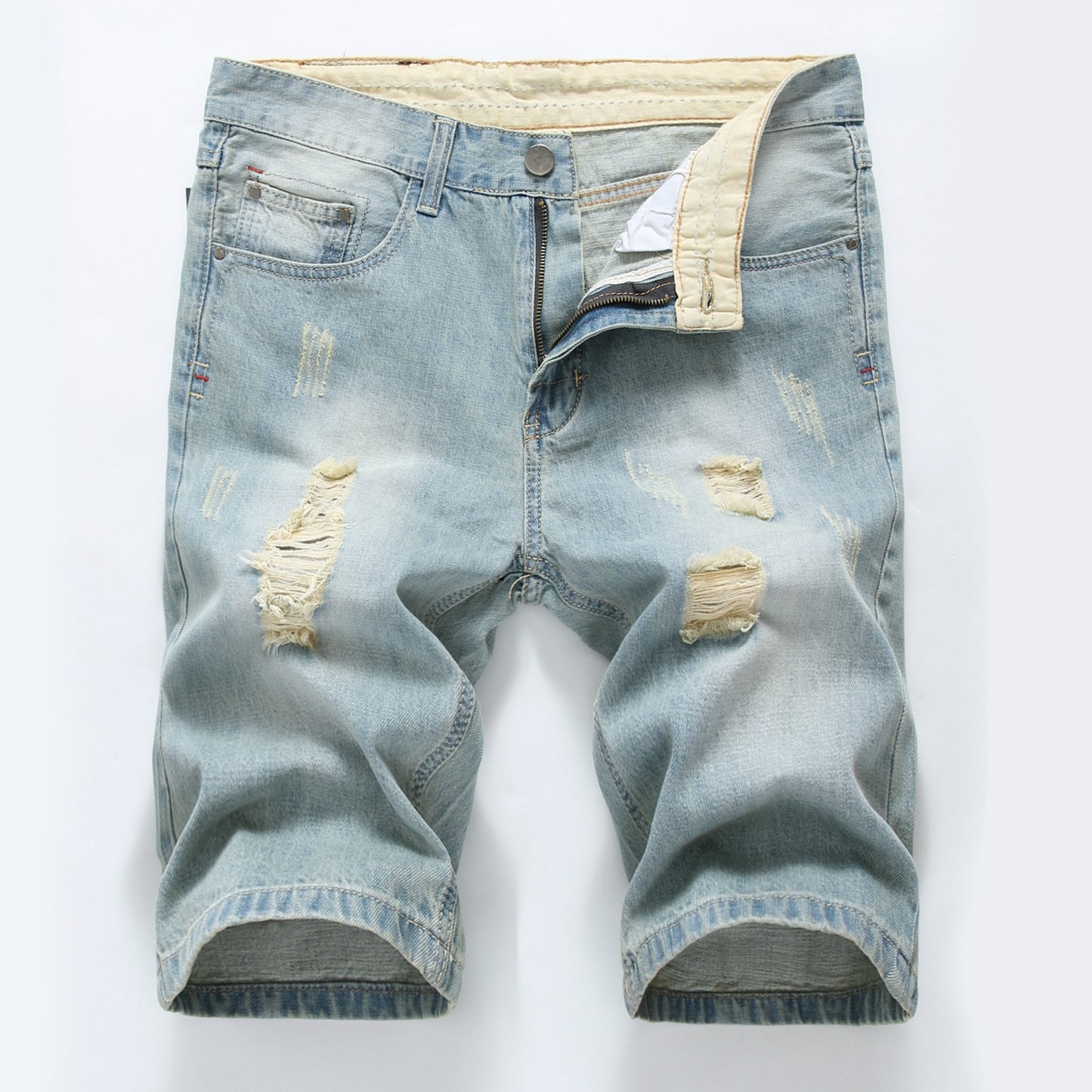Simple cut Men's Casual Denim Shorts